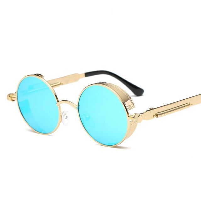 Creative Round Retro Round Metal Sunglasses | Kalsten