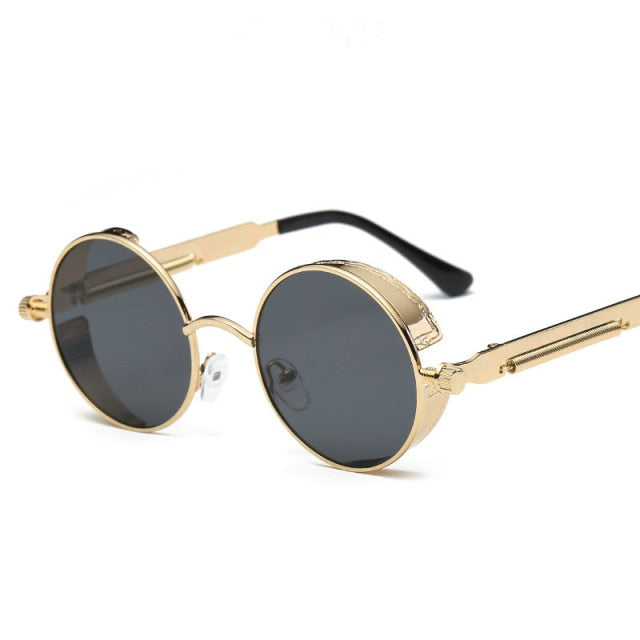 Creative Round Retro Round Metal Sunglasses | Kalsten