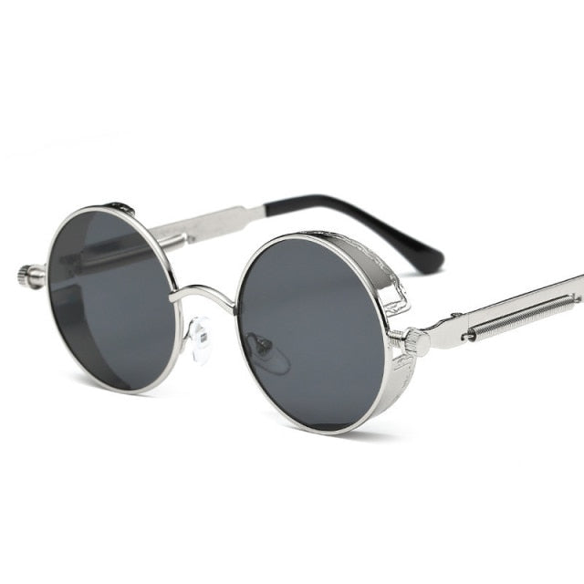 Creative Round Retro Round Metal Sunglasses | Kalsten