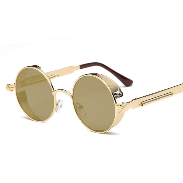 Creative Round Retro Round Metal Sunglasses | Kalsten