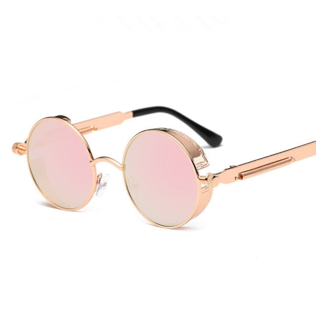 Creative Round Retro Round Metal Sunglasses | Kalsten