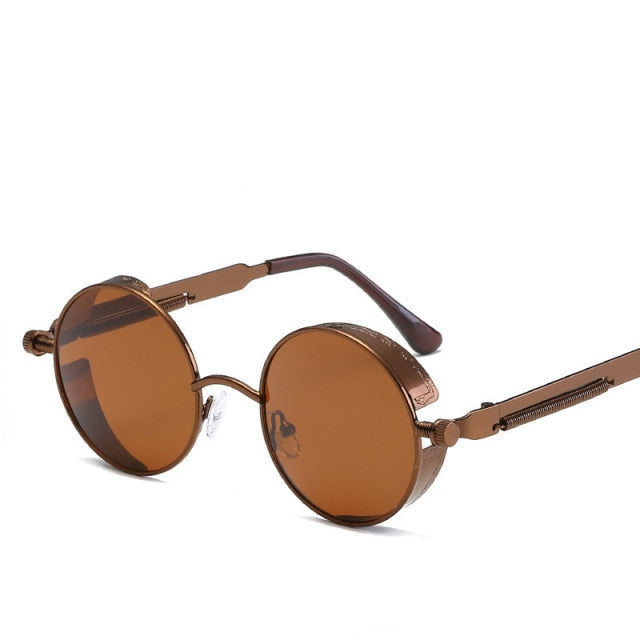 Creative Round Retro Round Metal Sunglasses | Kalsten