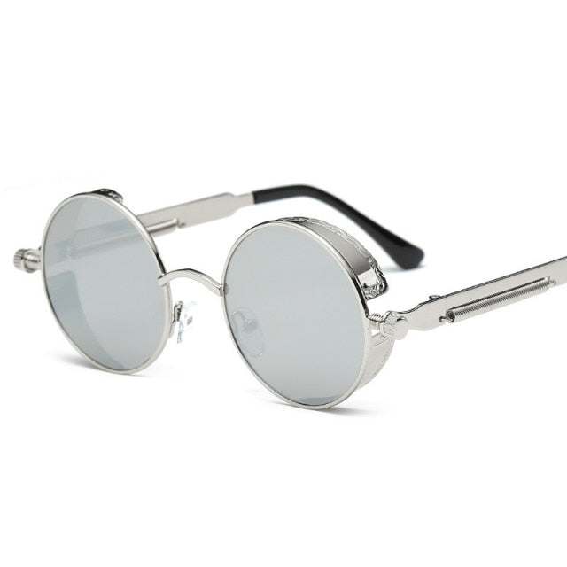 Creative Round Retro Round Metal Sunglasses | Kalsten