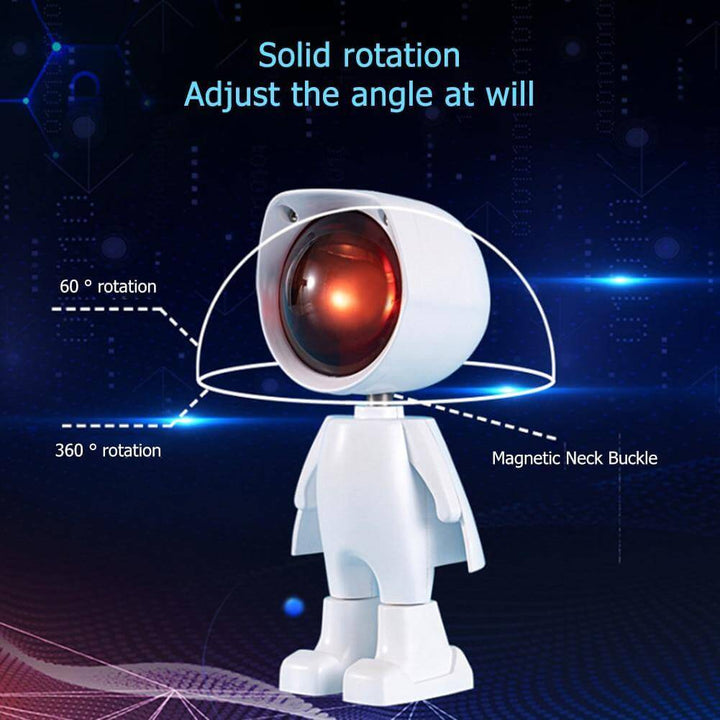 Atmospheric Sunset Robot Lamp LED | Kalsten