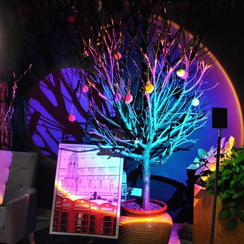 Atmospheric Sunset Robot Lamp LED | Kalsten