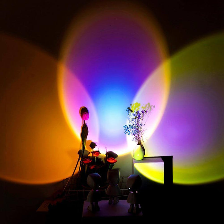 Atmospheric Sunset Robot Lamp LED | Kalsten