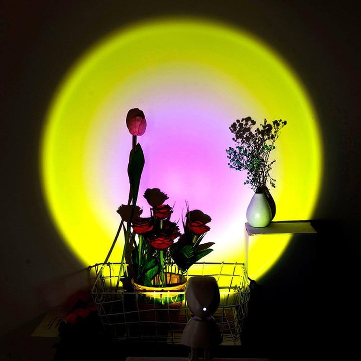 Atmospheric Sunset Robot Lamp LED | Kalsten