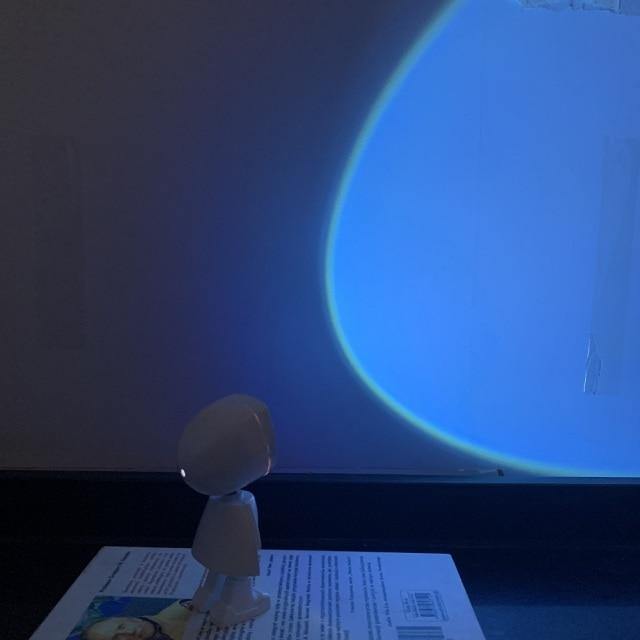 Atmospheric Sunset Robot Lamp LED | Kalsten