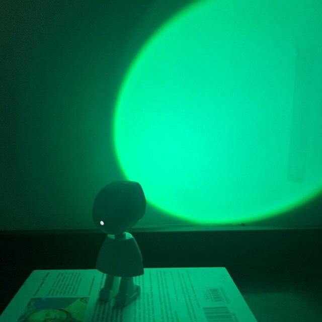 Atmospheric Sunset Robot Lamp LED | Kalsten
