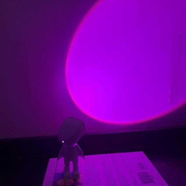 Atmospheric Sunset Robot Lamp LED | Kalsten