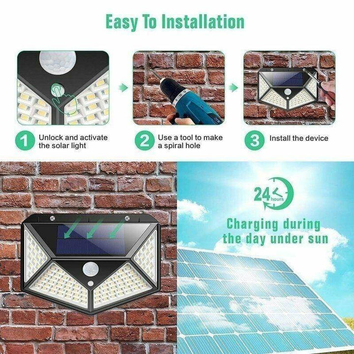 LED Outdoor Solar Light Wall Lamp | Kalsten