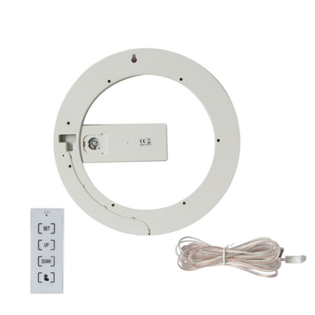 LED Ring Lamp Wall Clock | Kalsten