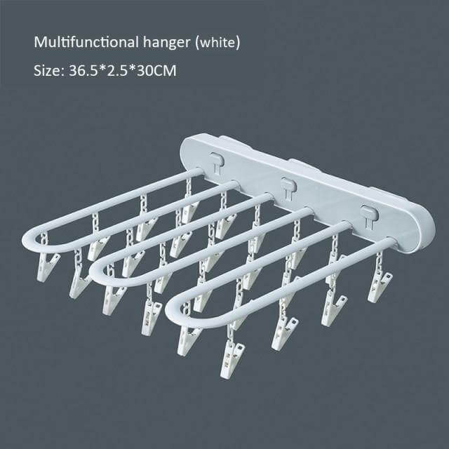 Kalsten | Wall-Mounted Folding Easy Drying Sock Hanger Rack