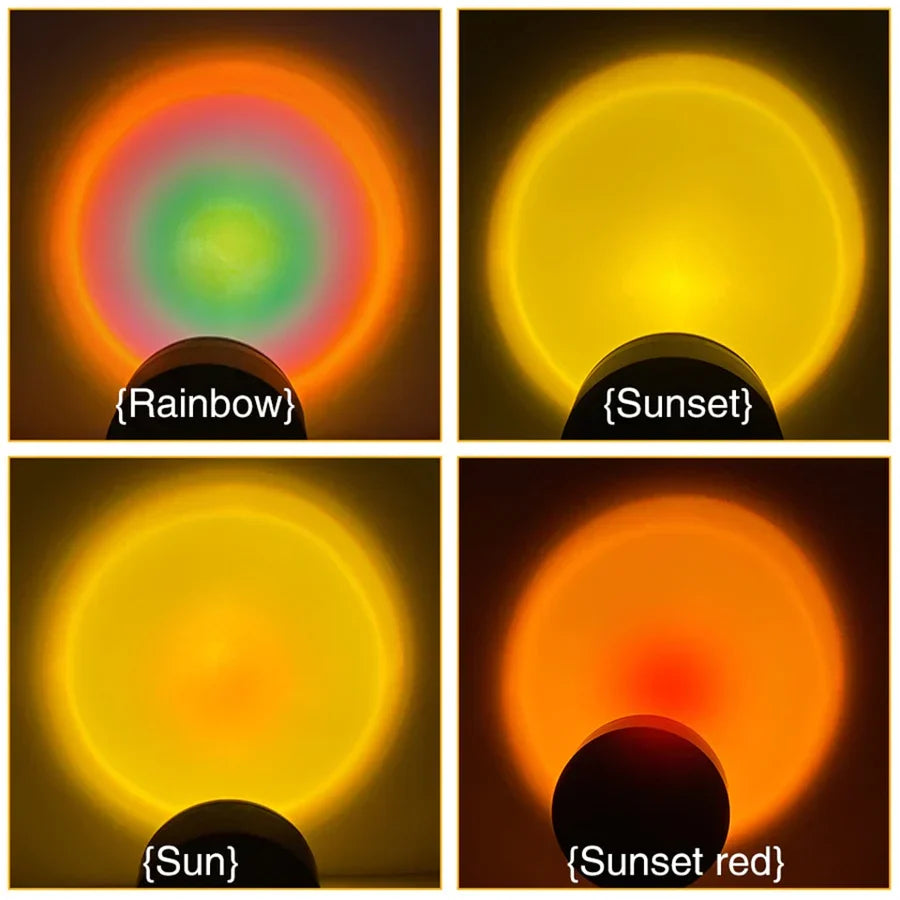 Sunset Lamp with 4 Colors - GlowSphere | Kalsten