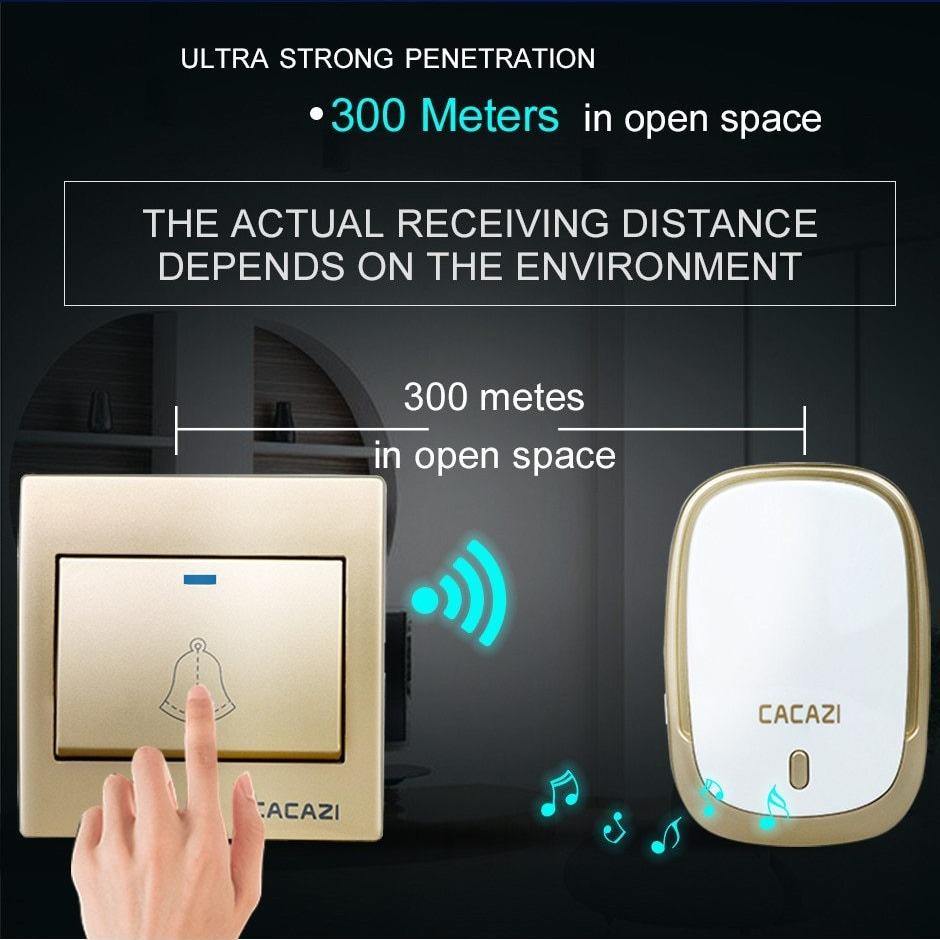 BowLift | Waterproof Cordless Wireless Doorbell