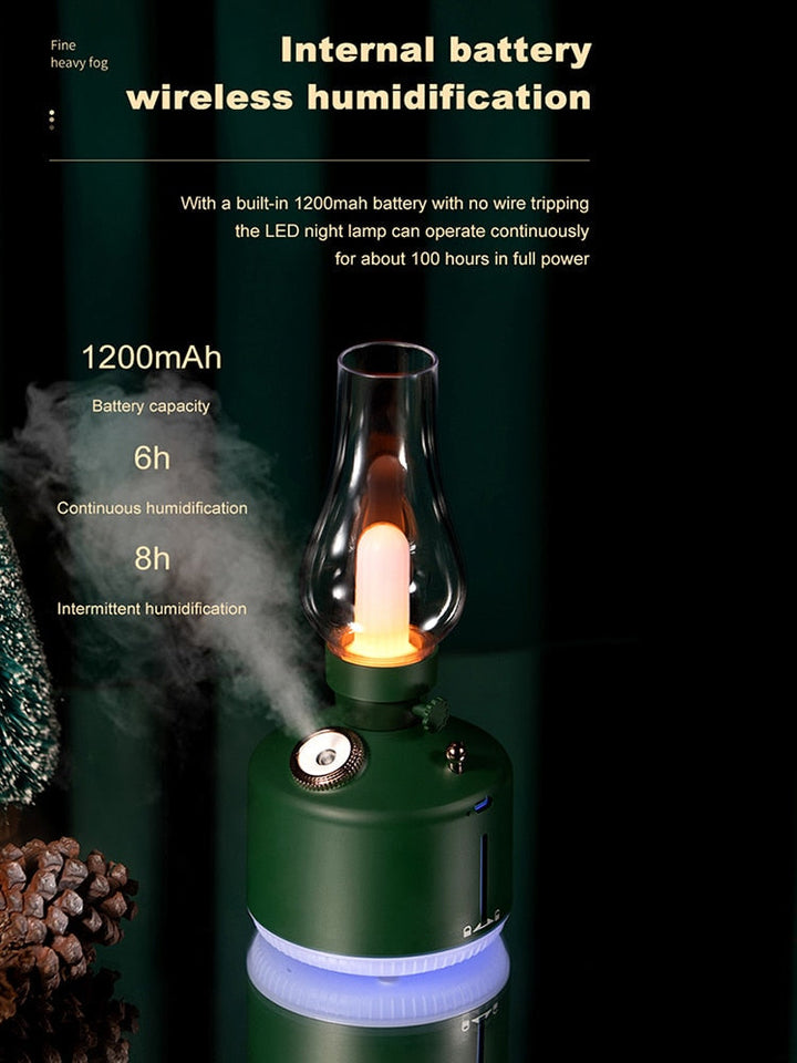 Retro Air Humidifier Wireless Aroma Diffuser Lamp | Kalsten