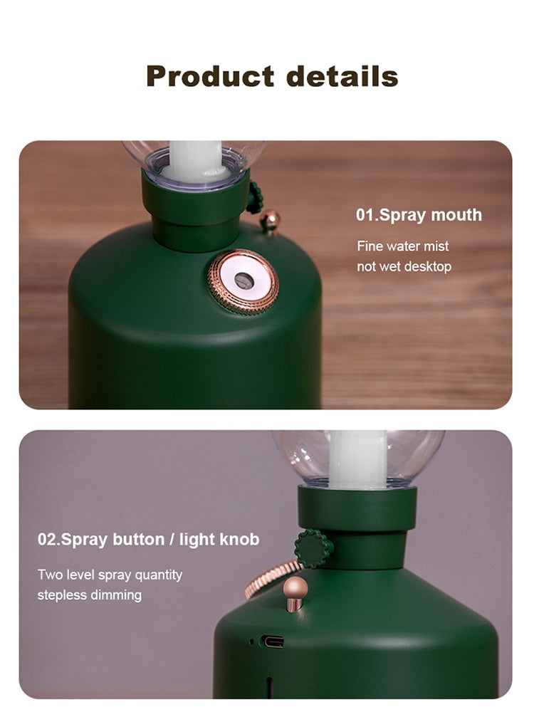 Retro Air Humidifier Wireless Aroma Diffuser Lamp | Kalsten