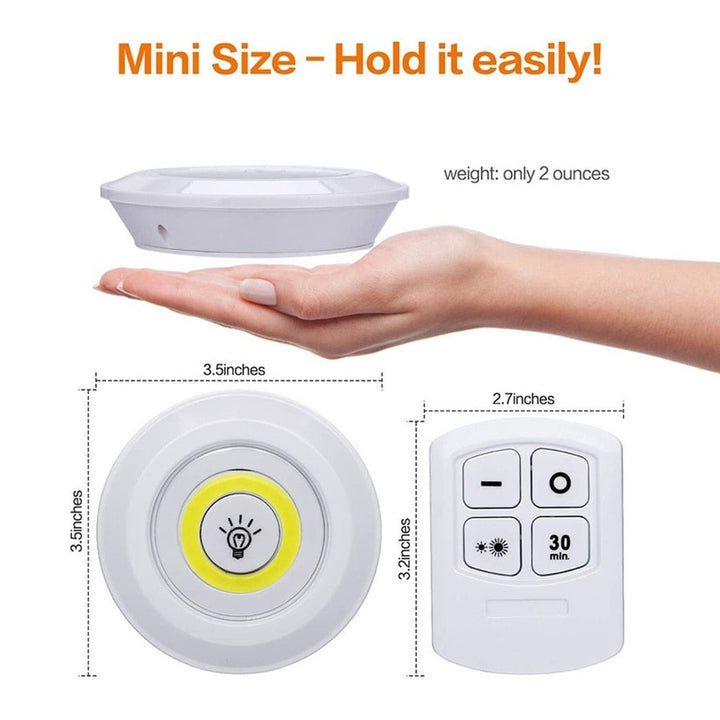 Remote Control Mini Cabinet Dimmable Night Light | Kalsten