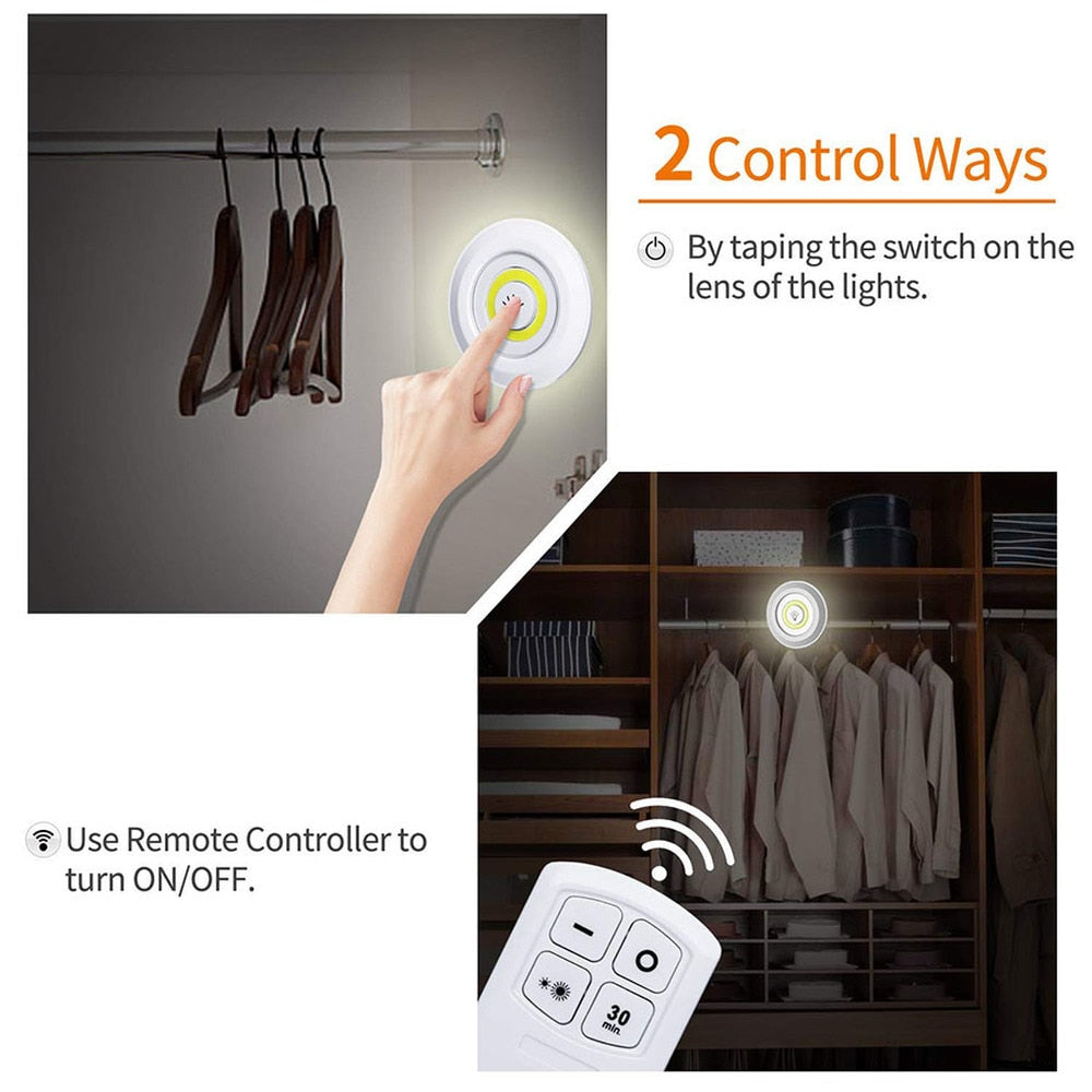 Remote Control Mini Cabinet Dimmable Night Light | Kalsten