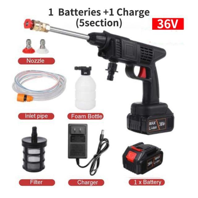 High Pressure Electric Cordless Car Washer Gun | Kalsten