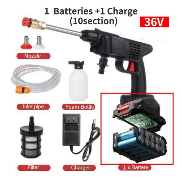 High Pressure Electric Cordless Car Washer Gun | Kalsten