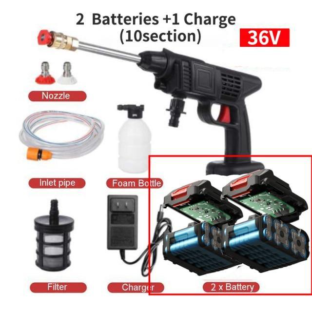 High Pressure Electric Cordless Car Washer Gun | Kalsten