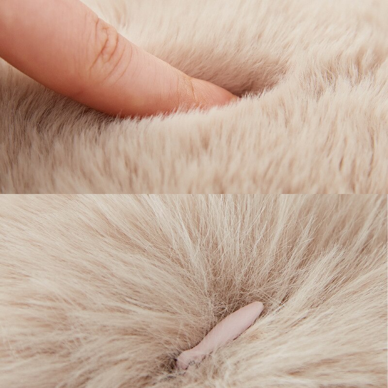 Short Fur Ball Pillow | Skanto