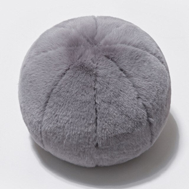 Short Fur Ball Pillow | Skanto