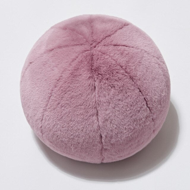 Short Fur Ball Pillow | Skanto