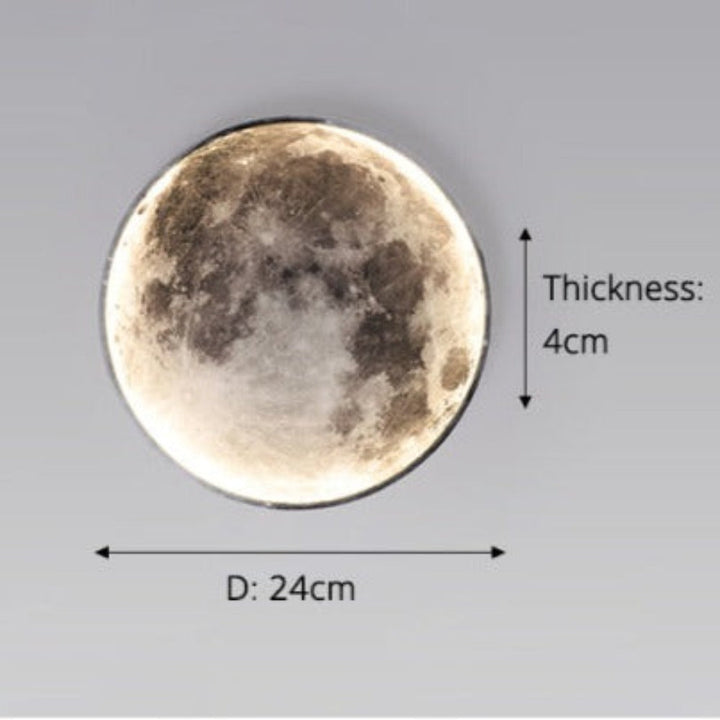 Kalsten | 3D LED Moon or Earth Ceiling or Wall Light