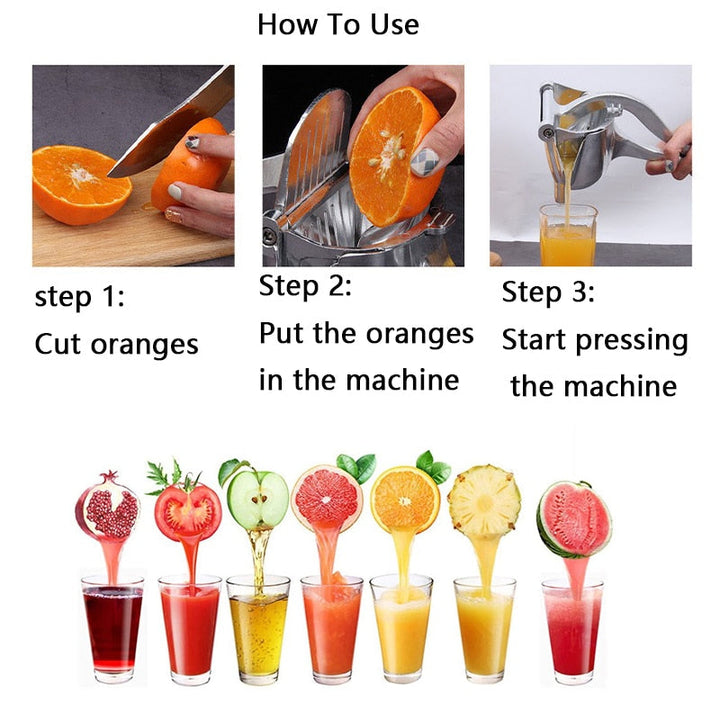 Kalsten | Extra Large Stainless Steel Manual Juicer