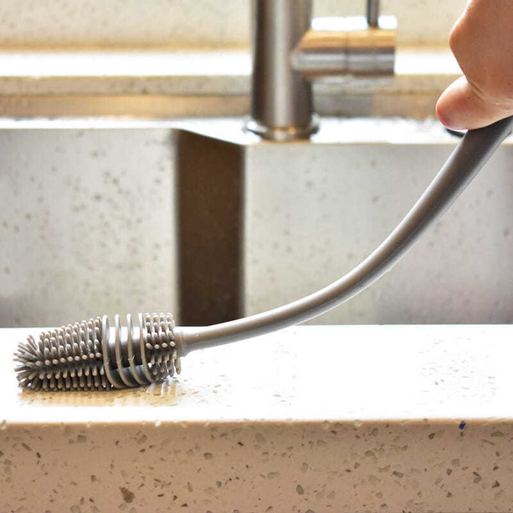 Kalsten | Long Handle Silicone Easy Glass Cleaning Brush