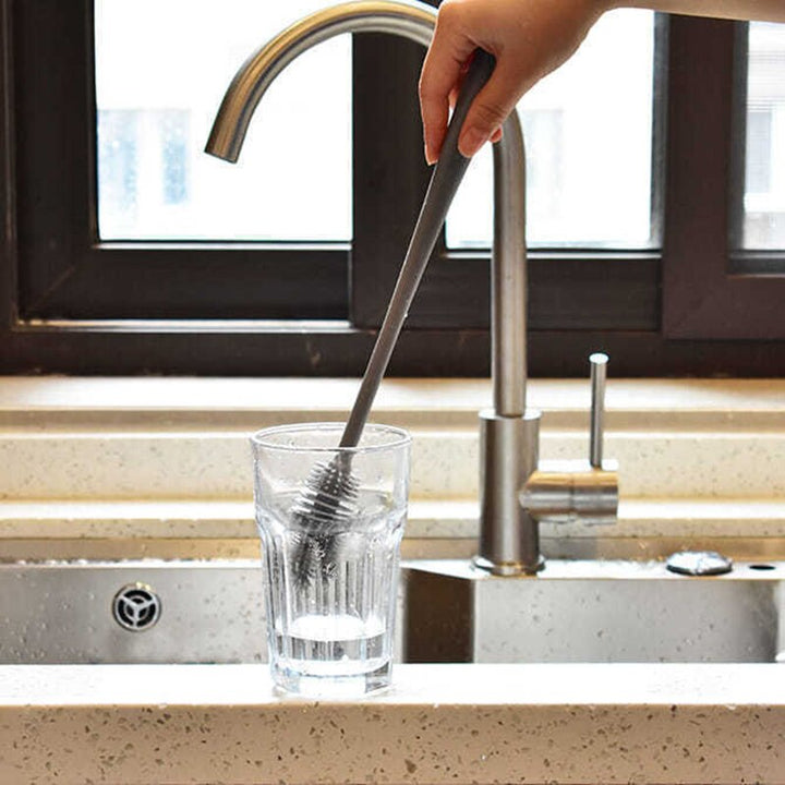 Kalsten | Long Handle Silicone Easy Glass Cleaning Brush