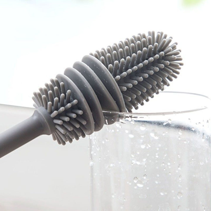 Kalsten | Long Handle Silicone Easy Glass Cleaning Brush