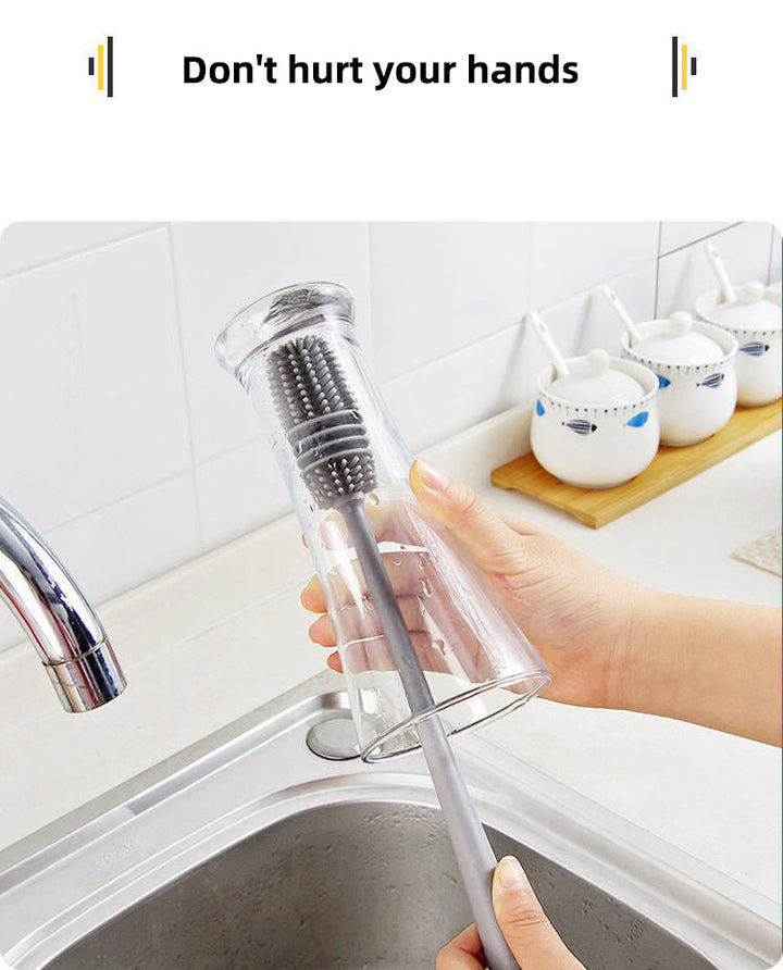 Kalsten | Long Handle Silicone Easy Glass Cleaning Brush