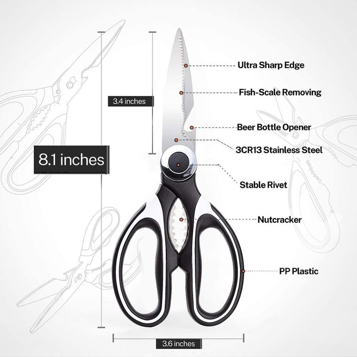 Kalsten | Multipurpose Kitchen Scissor with Bottle Opener