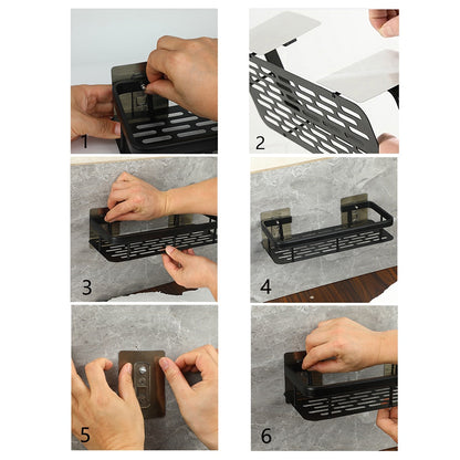 Brehn | Metal Suction Cup Bathroom Shelves