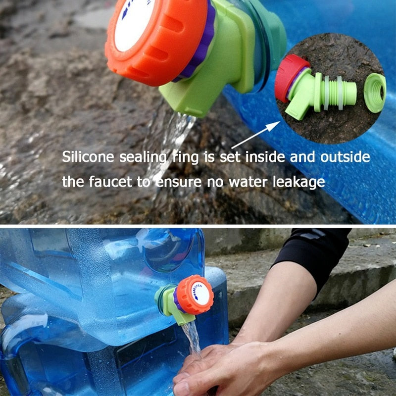 Portable Travel Camping Water Container with Faucet | Kalsten