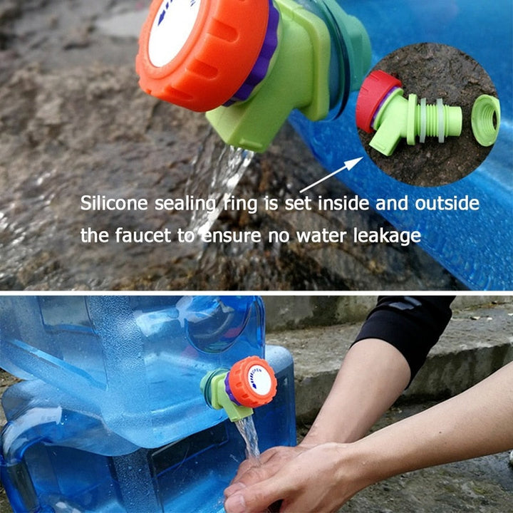 Portable Travel Camping Water Container with Faucet | Kalsten