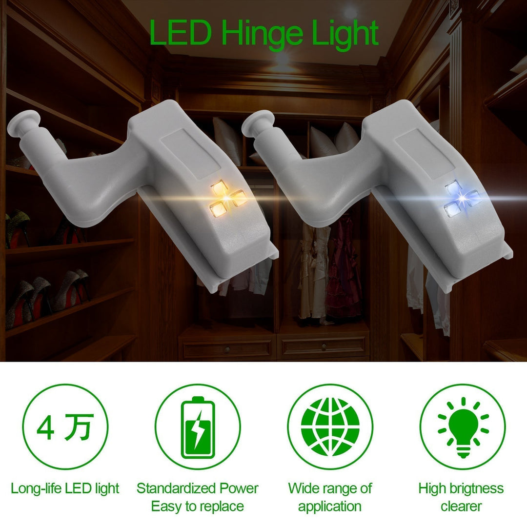 10pcs LED Sensor Hinge Wardrobe Lamp | Kalsten