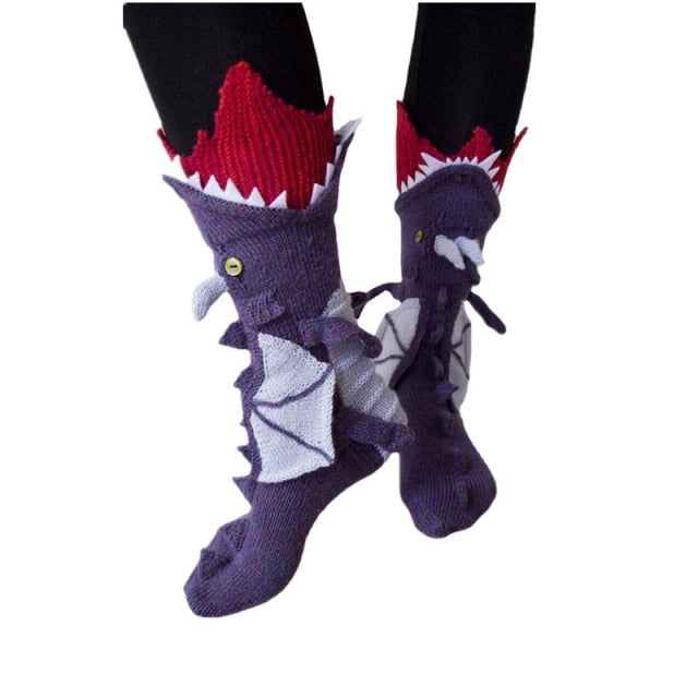 Knitted Crocodile Socks | Kalsten