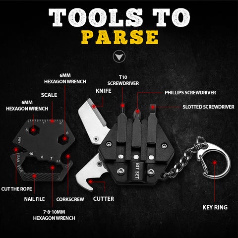 Multifunctional Hexagon Outdoor EDC Survival Tool | Kalsten