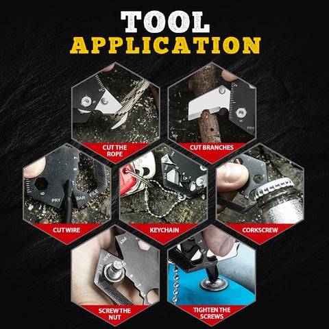 Multifunctional Hexagon Outdoor EDC Survival Tool | Kalsten