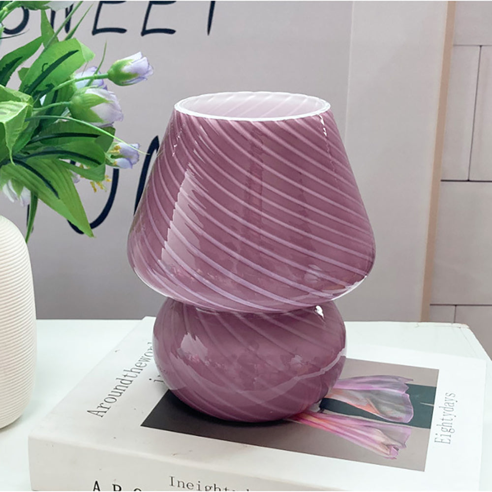 Creative Mushroom Glass Mushroom Table Lamp | Kalsten