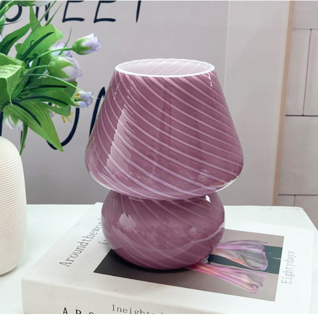 Creative Mushroom Glass Mushroom Table Lamp | Kalsten