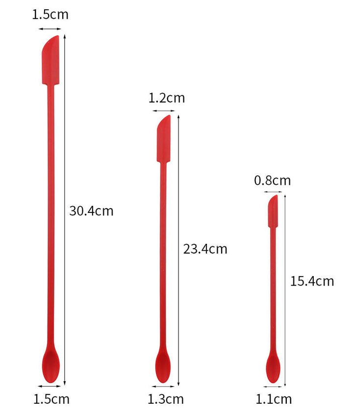 Kalsten | Flexible Long Handle Bottle Scraper Spoon Set