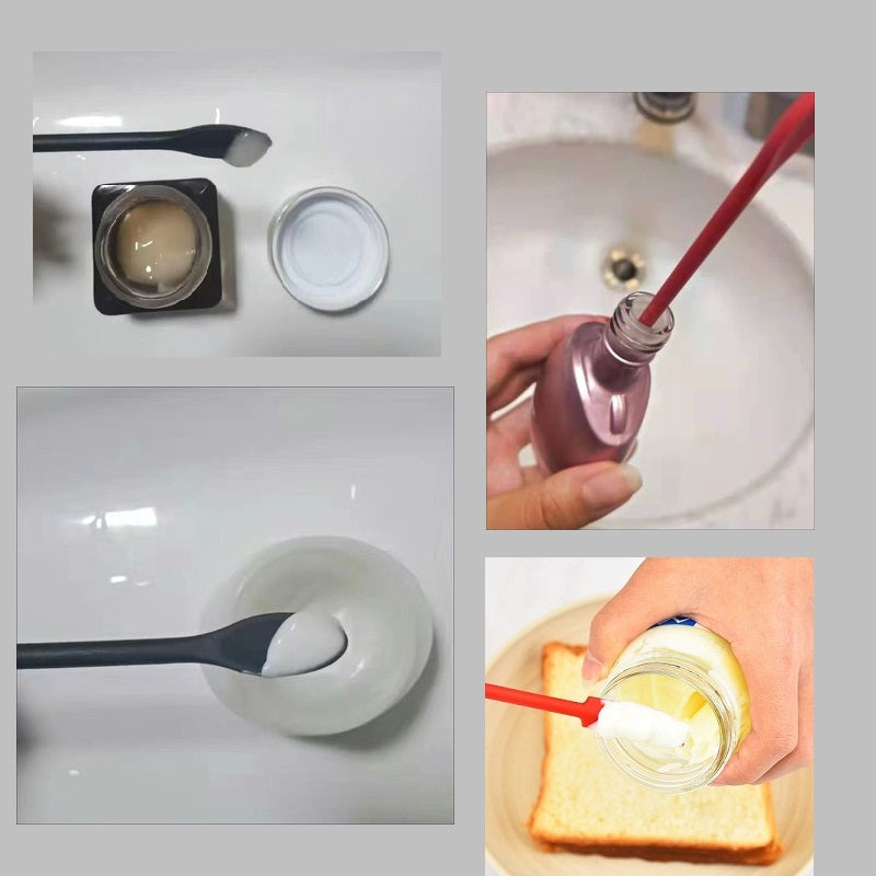 Kalsten | Flexible Long Handle Bottle Scraper Spoon Set