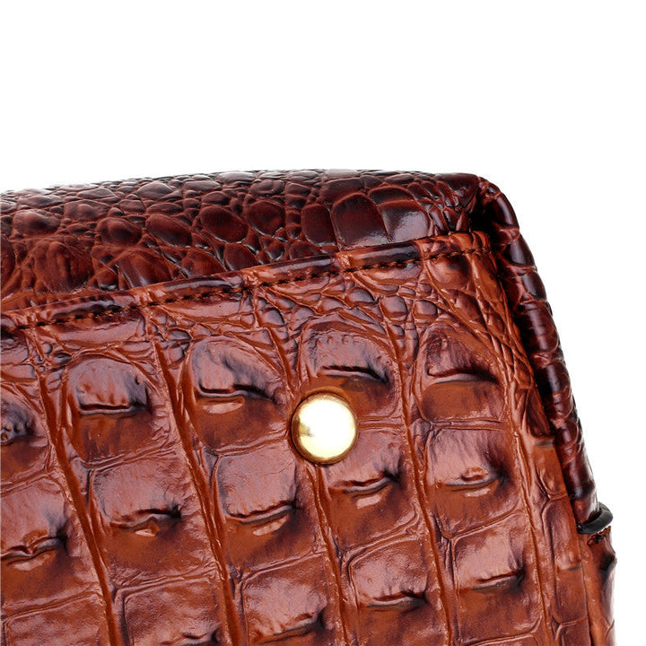 Kalsten | Vintage Crocodile-Embossed Bag with Handcrafted Details