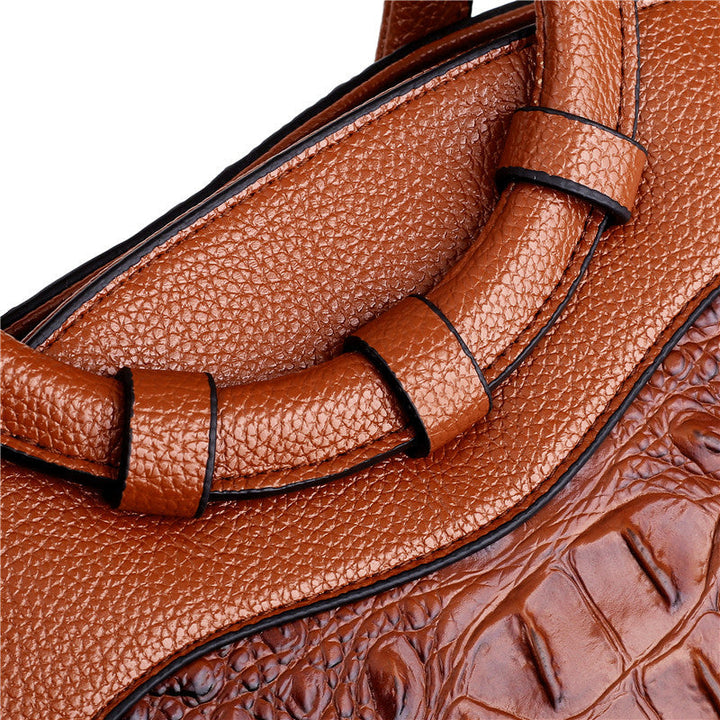 Kalsten | Vintage Crocodile-Embossed Bag with Handcrafted Details