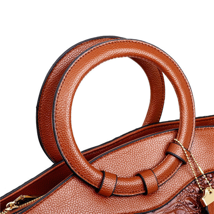 Kalsten | Vintage Crocodile-Embossed Bag with Handcrafted Details